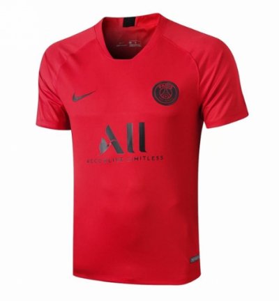 2019-20 PSG Red Black Polo Shirt