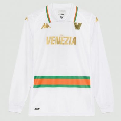 2023-24 Venezia FC Long Sleeve Away Soccer Jersey Shirt