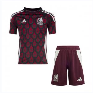 2024 Copa America Mexico Kids Home Soccer Kits Shirt with Shorts