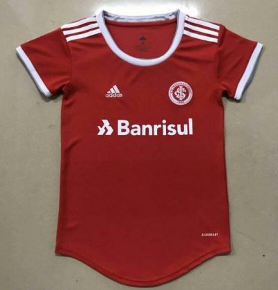 2020-21 SC Internacional Women Home Soccer Jersey Shirt