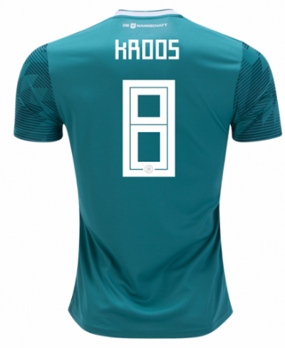 Toni Kroos #8 2018 World Cup Germany Away Soccer Jersey Shirt