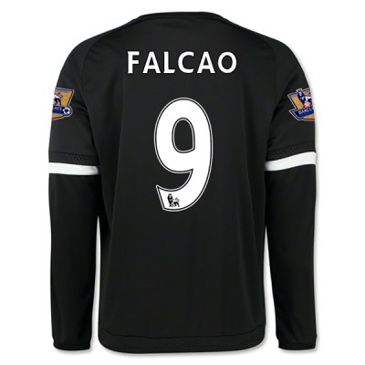 2015-16 Chelsea FALCAO #9 LS Third Soccer Jersey