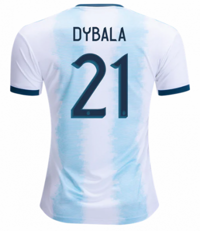 2019-20 Argetina Home Soccer Jersey Shirt Paulo Dybala #21