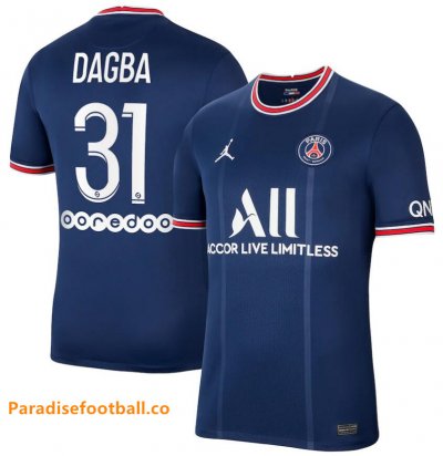 2021-22 Maillot PSG Domicile Soccer Jersey Shirt Dagba 31