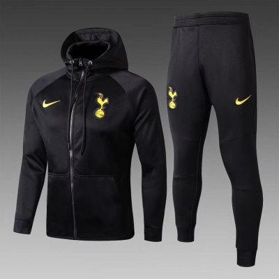 2017-18 Tottenham Hotspur black Soccer training Hoody jacket