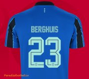 2021-22 Ajax Away Soccer Jersey Shirt with Berghuis 23 printing