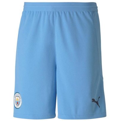 2020-21 Manchester City Home Blue Soccer Shorts