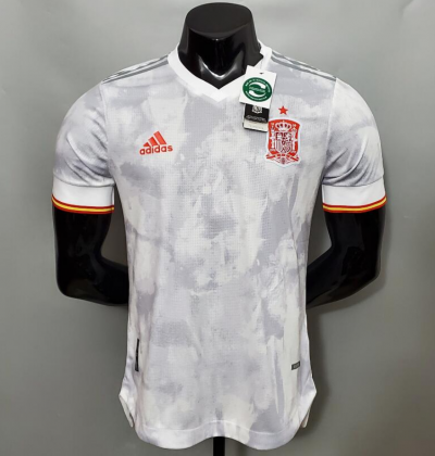2020 EURO Spain Away Soccer Jersey Shirt Player Version