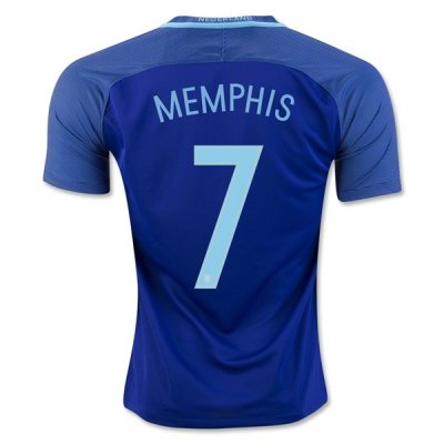 2016 Euro Netherlands MEMPHIS 7 Away Soccer Jersey