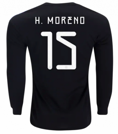 2019 Gold Cup Mexico LS Home Soccer Jersey Shirt Hector Moreno #15