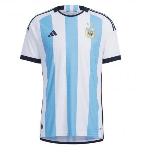 2022 World Cup Argentina Home Soccer Jersey Shirt Player Version