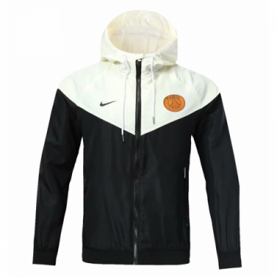 18-19 PSG Black&White Woven Windrunner