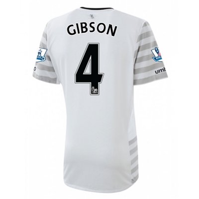 2015-16 Everton GIBSON #4 Away Soccer Jersey