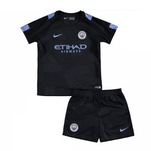 Kids Manchester City 2017-18 Third Soccer Shirt With Shorts