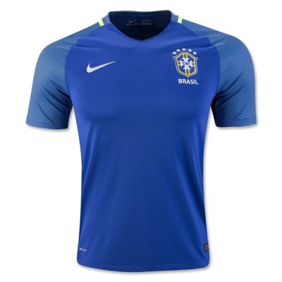 2016-17 Brazil Away Soccer Jersey