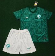 2020 Saudi Arabia Kids Away Soccer Kits Shirt with Shorts