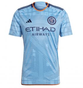 2023-24 New York City Light Blue The Interboro Kit Home Soccer Jersey Shirt