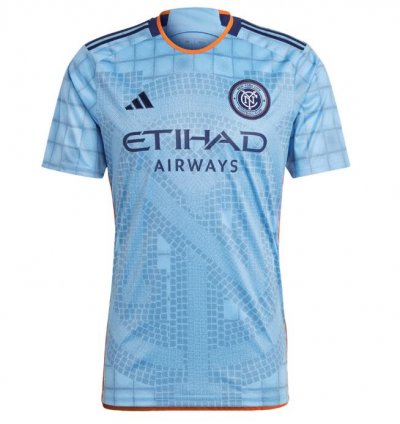 2023-24 New York City Light Blue The Interboro Kit Home Soccer Jersey Shirt