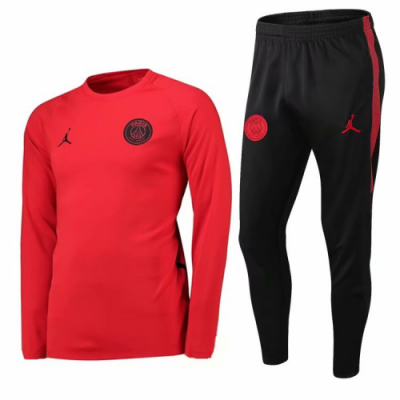 2018-19 PSG Air Jordan Red Training Kit and Pants