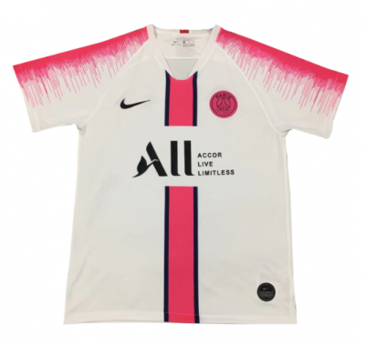 2019-20 PSG White Pink Training Shirt