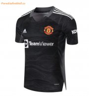 2021-22 Manchester United Black Goalkeeper Soccer Jersey Shirt