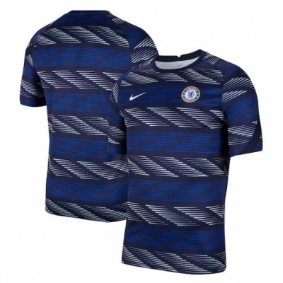 2020-21 Chelsea Blue White Training Shirt