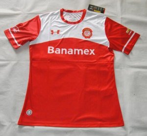 2015-16 Deportivo Toluca Home Soccer Jersey