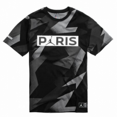 2019-20 PSG Air Jordan Black Jock Tag Training Shirts