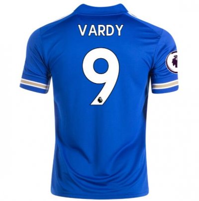 2020-21 Leicester City Home Soccer Jersey Shirt JAMIE VARDY #9