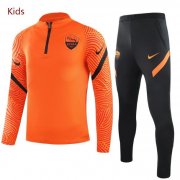 2020-21 Kids Roma Orange Sweatshirt with Pants Youth Training Kits