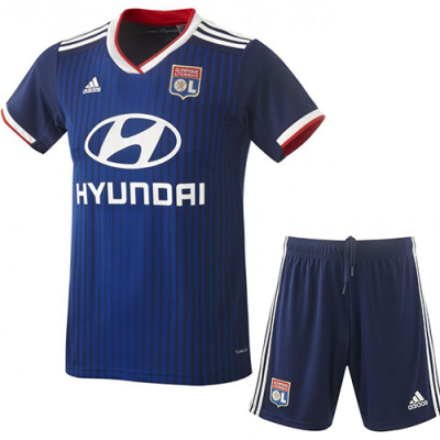 2019-20 Olympique Lyonnais Away Soccer Jersey Kit (Shirt + Shorts)
