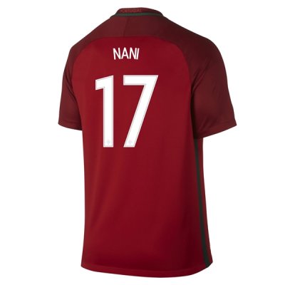2016 Portugal NANI #17 Home Soccer Jersey