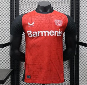 2024-25 Bayer 04 Leverkusen Home Soccer Jersey Shirt Player Version