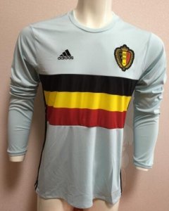 2016 Euro Belgium LS Away Soccer Jersey