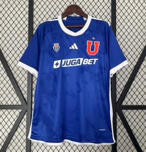 2024-25 Club Universidad de Chile Home Soccer Jersey Shirt