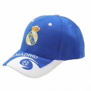 Real Madrid Blue Soccer Peak Cap