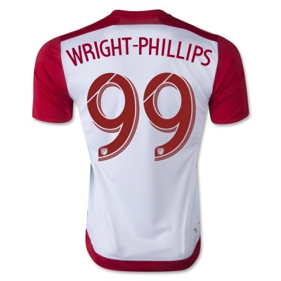 2015-16 New York Red Bulls Home #99 Wright Phillips Soccer Jersey
