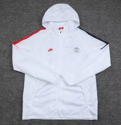2020-21 PSG White Windbreaker Jacket