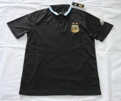 2016 argentina Black Polo Shirt