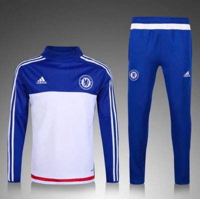2016 Chelsea White Blue Tracksuit