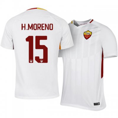 2017-18 Roma Héctor Moreno #15 Away Soccer Jersey