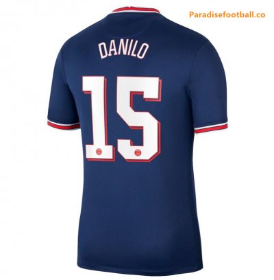 2021-22 Maillot PSG Domicile Cup Home Soccer Jersey Shirt Danilo 15 printing
