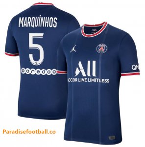 2021-22 Maillot PSG Domicile Soccer Jersey Shirt Marquinhos 5