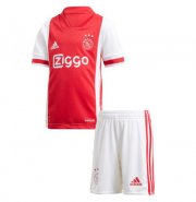 2020-21 Ajax Kids Home Soccer Kits Shirt With Shorts