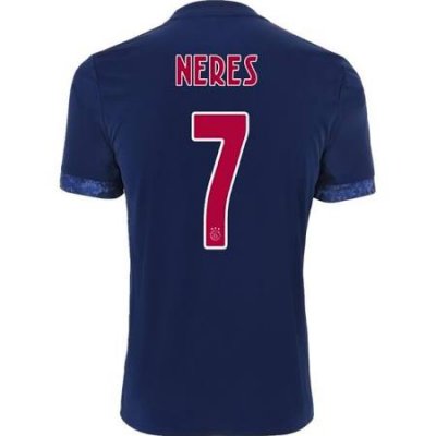 2017-2018 Ajax Neres #7 Away Soccer Jersey