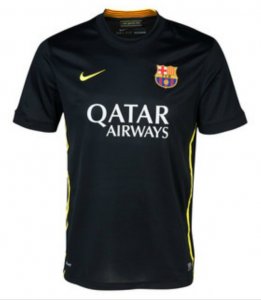 13-14 Barcelona Away Black Soccer Jersey Shirt 13-14 Barcelona Away Black Soccer Jersey Shirt