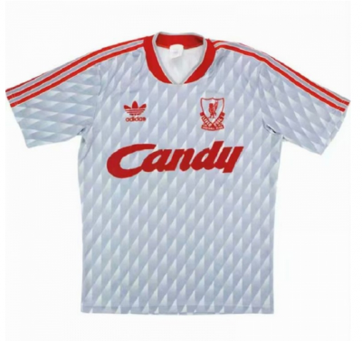 1989-1991 Liverpool Retro Away Soccer Jersey Shirt