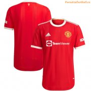 2021-22 Manchester United Home Soccer Jersey Shirt Player Version