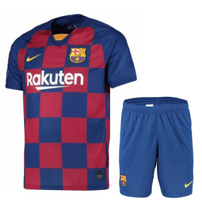 2019-20 Barcelona Home Soccer Jersey Kit (Shirt + Shorts)