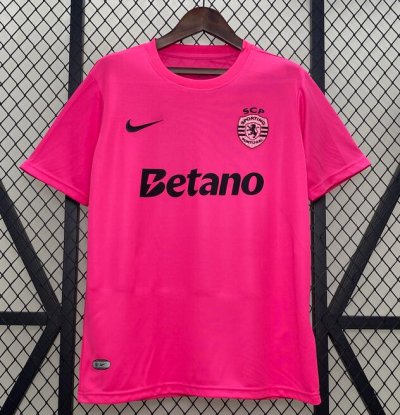 2024-25 Sporting Lisbon Pink October Soccer Jersey shirt
